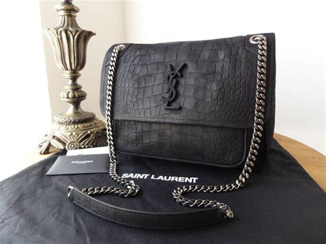 ysl crocodile suede niki